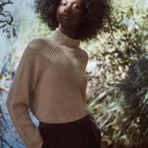 & Other Stories Mock Neck Sweater